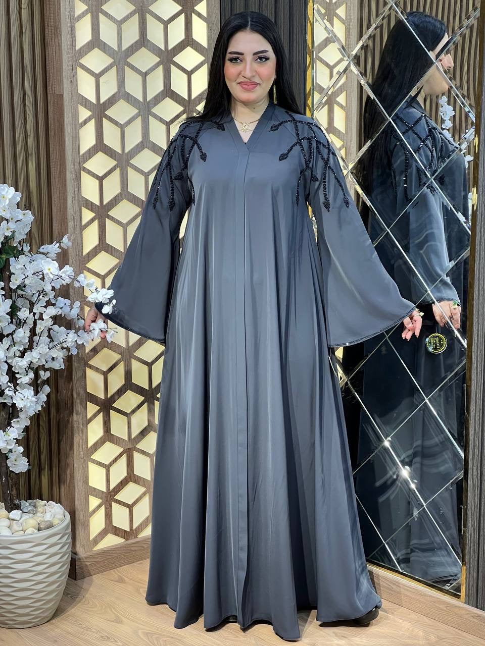 Embellished Abaya 1096