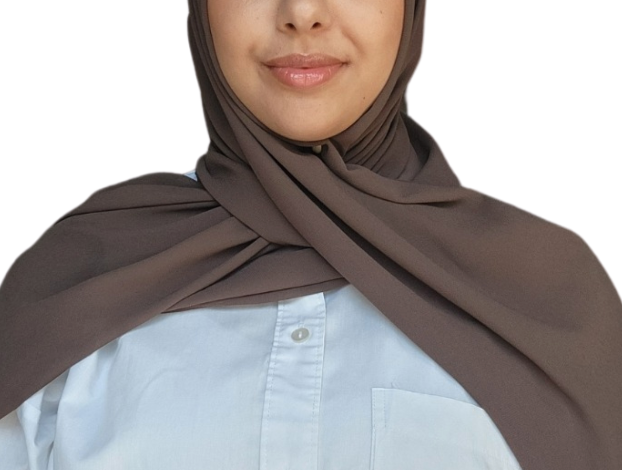 Premium Chiffon Hijab - Nespresso