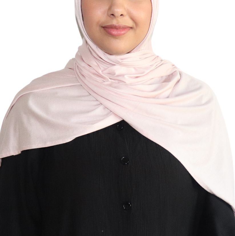 Bamboo Jersey Hijab - Ballet