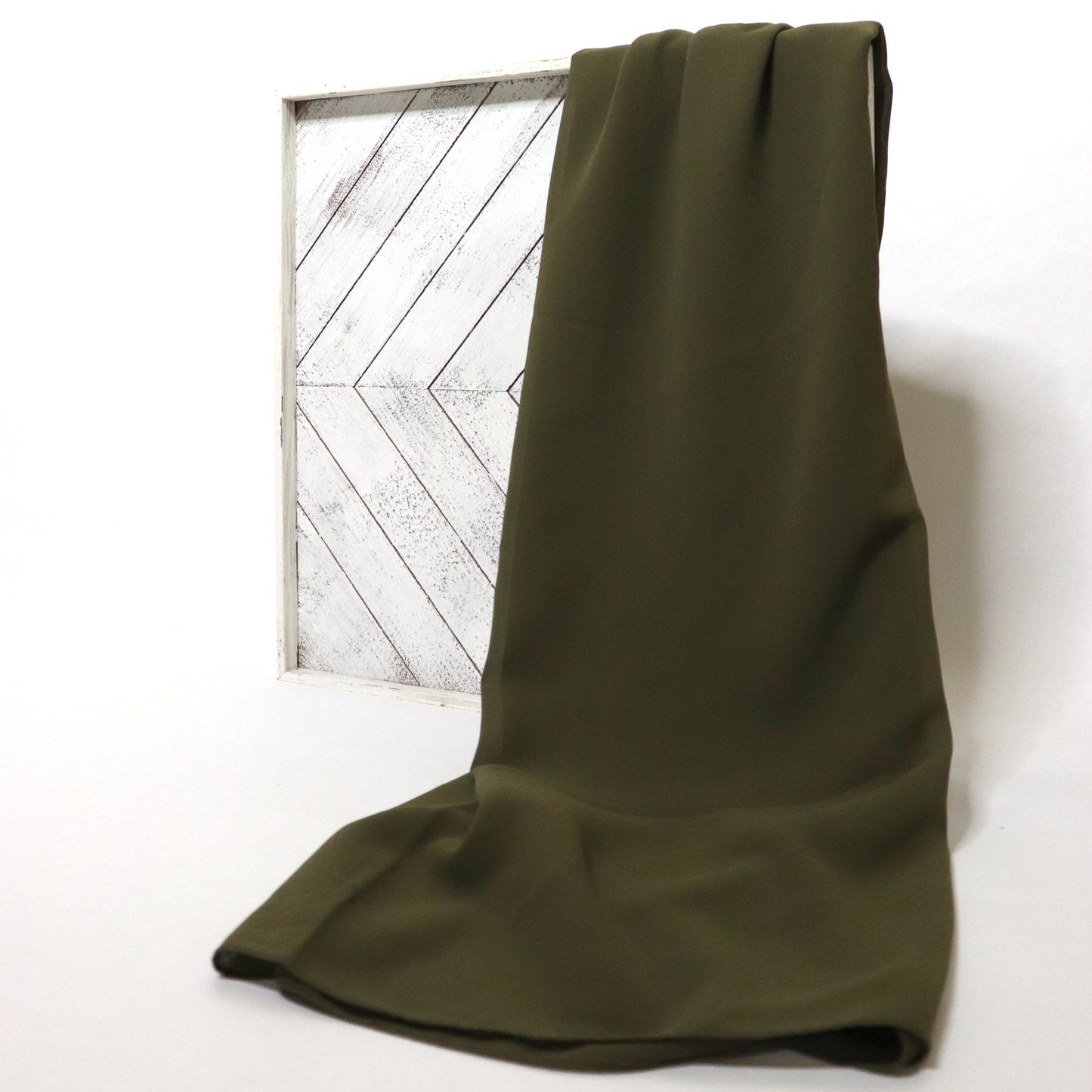Premium Chiffon Hijab - Olive