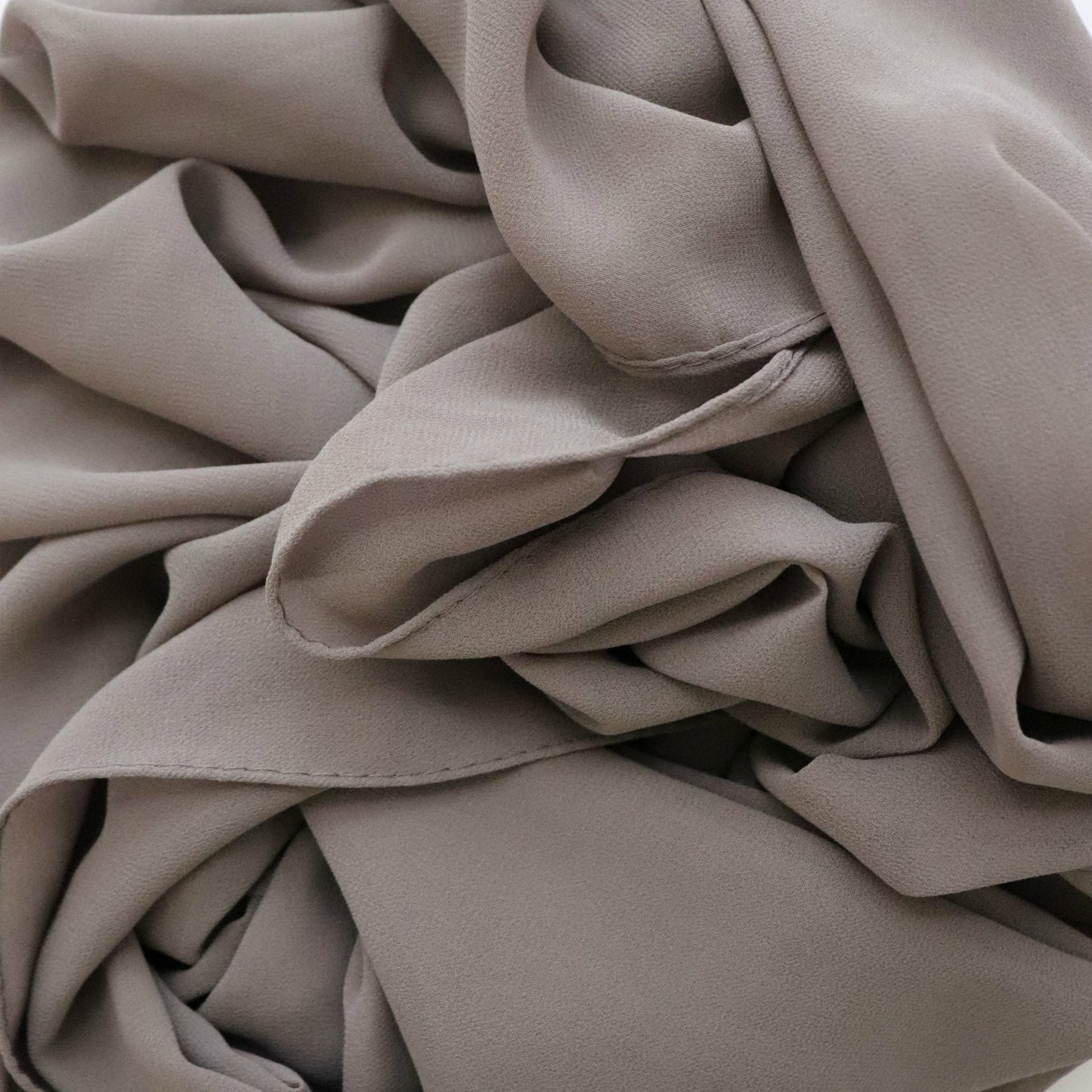 Premium Chiffon Hijab - Taupe