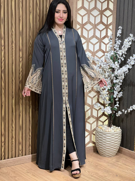Embroidered abaya 1006