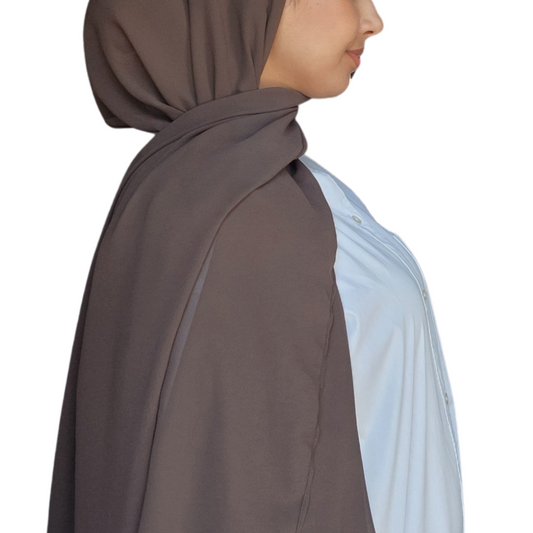 Premium Chiffon Hijab - Nespresso
