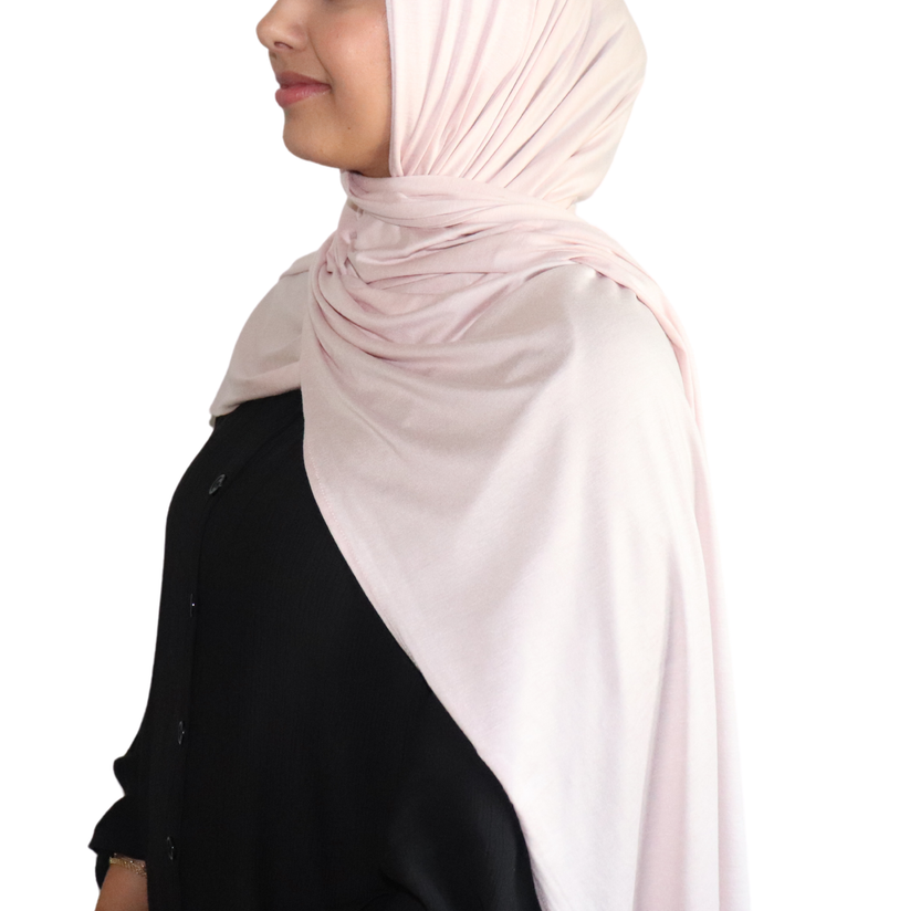 Bamboo Jersey Hijab - Ballet