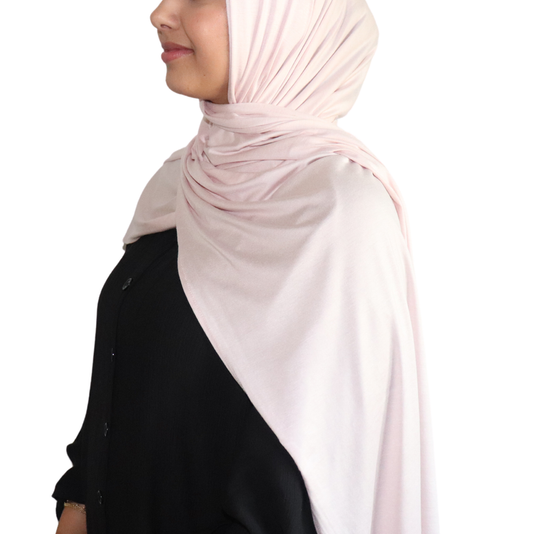 Bamboo Jersey Hijab - Ballet