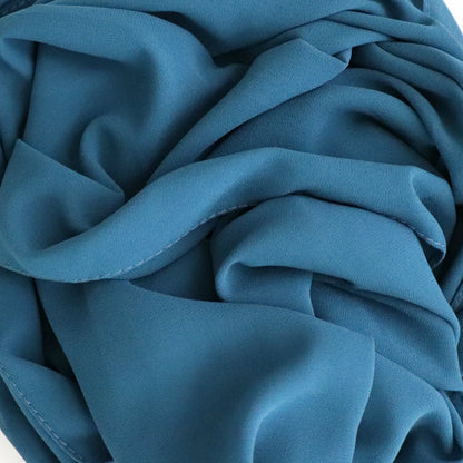 Premium Chiffon Hijab - Midnight Blue