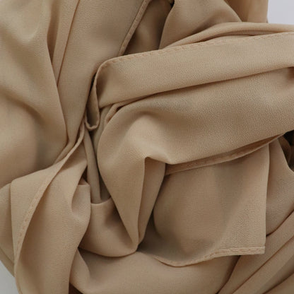 Premium Chiffon Hijab - Sand